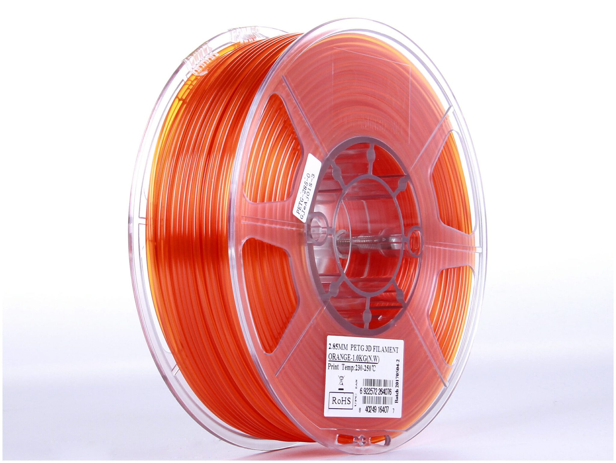 Aurarum Orange PETG 1.75mm Filament 1kg 